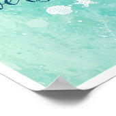 Beach | Zoutwaterverwarming Alles Poster (Hoek)