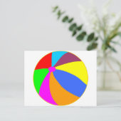 Beachball Briefkaart (Staand voorkant)