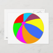 Beachball Briefkaart (Voorkant / Achterkant)