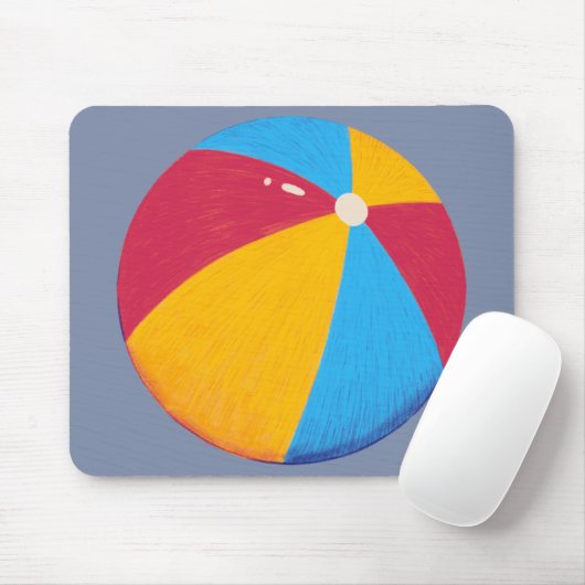 Beachball Mousepad Muismat (Met muis)