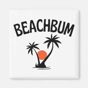 Beachbum Beach Summer Magneet