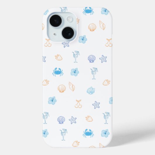 Beachclub Verjaardag Case-Mate iPhone Case (Achterkant)