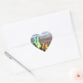 Beachcomber Baby Sea Pony at the Beach Hart Sticker (Envelop)