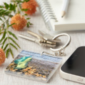 Beachcomber Baby Sea Pony at the Beach Sleutelhanger (Voorkant Rechts)