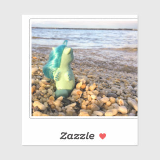 Beachcomber Baby Sea Pony at the Beach Sticker