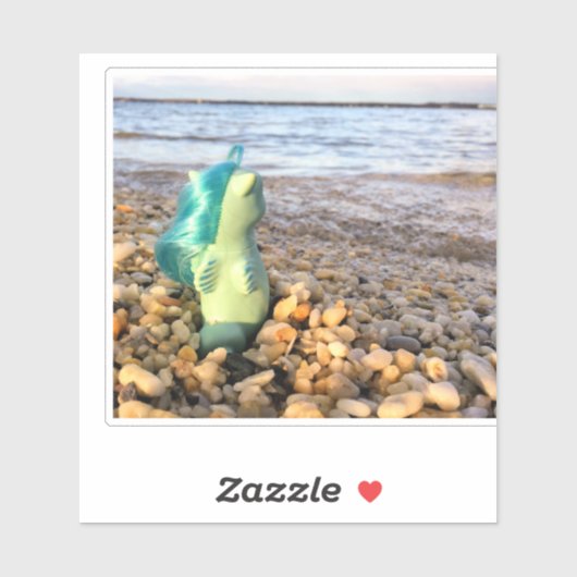 Beachcomber Baby Zeepony op het Strand Sticker (Vel)