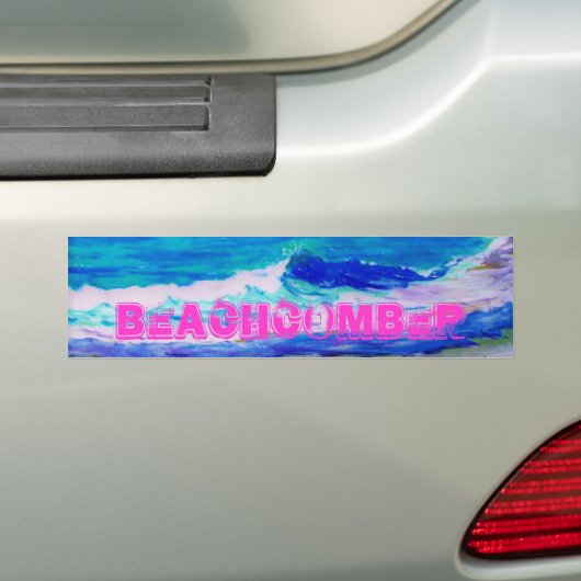 Beachcomber Bumpersticker (Op auto)