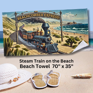 Beachcomber Express stoomtrein Strandlaken