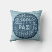 Beachcomber kussen, rust in meerdere talen kussen (Achterkant)