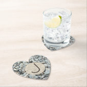 Beachcomber Shell Monogram Look Kartonnen Onderzetters (Insitu)