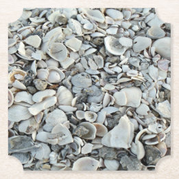 Beachcomber Shell Scatter Kartonnen Onderzetters