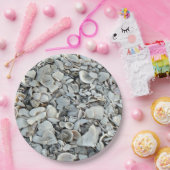 Beachcomber Shells Pattern Look Papieren Bordje (Feest)