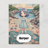 Beachcomber's Bliss gepersonaliseerd Briefkaart (Voorkant)