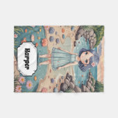 Beachcomber's Bliss gepersonaliseerd Fleece Deken (Voorkant (Horizontaal))