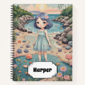 Beachcomber's Bliss gepersonaliseerd Notitieboek (Voorkant)