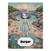 Beachcomber's Bliss gepersonaliseerd Perfect Poster (Voorkant)