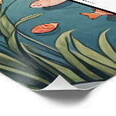 Beachcomber's Bliss gepersonaliseerd Perfect Poster (Hoek)