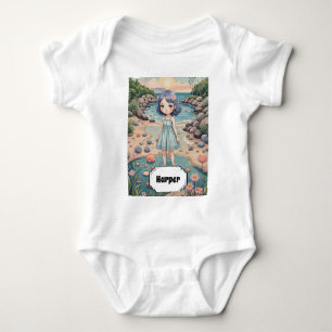 Beachcomber's Bliss gepersonaliseerd Romper
