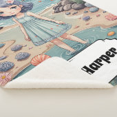 Beachcomber's Bliss gepersonaliseerd Sherpa Deken (3/4)