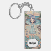 Beachcomber's Bliss gepersonaliseerd Sleutelhanger (Voorkant Links)