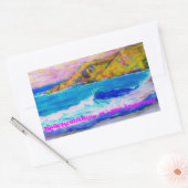 beachcombi is een goede therapie rechthoekige sticker (Envelop)