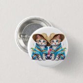 Beachcombi Ronde Button 3,2 Cm (Voorkant /achterkant)