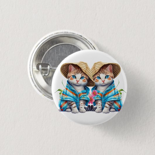 Beachcombi Ronde Button 3,2 Cm (Voorkant /achterkant)