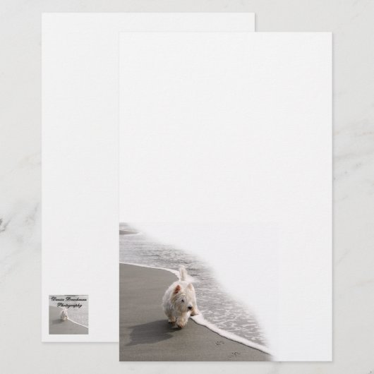 Beachcombing Website Fotobriefpapier Briefpapier (Voorkant / Achterkant)