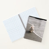 Beachcombing Westie Foto 8-inch x11-inch spiraal N Notitieboek (Binnen)