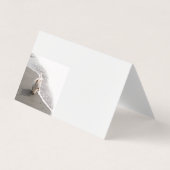 Beachcombing Westie Foto Visitekaartjes (Voorkant)