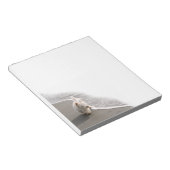 Beachcombing Westie-fotoblok Notitieblok (Schuin)