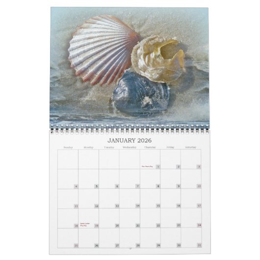 Beachcombingkalender Kalender (Jan 2026)