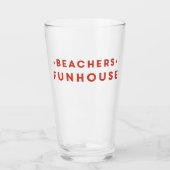 Beacher's Funhouse Glassware Glas (Voorkant)