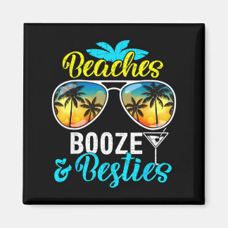 Beaches booze besties girls trip 2026 florida magneet