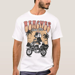 Beaches houdt van me t-shirt