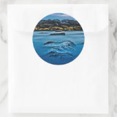 Beaches Park Breakwall 4 Ronde Sticker (Tas)