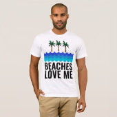 BEACHES VERLIES ME Funny Mannen T-Shirts (Voorkant volledig)