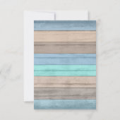 Beachfront Dolphin Wedding - Sla de datum op Save The Date (Achterkant)