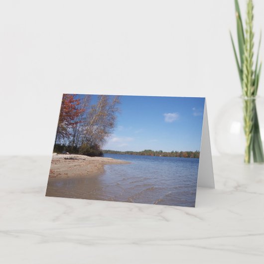 Beachfront op de Kaart van het meer (Voorkant)