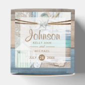 Beachfront Wedding Bedankdoosjes (Bovenkant)