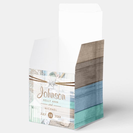 Beachfront Wedding Bedankdoosjes (Geopend)