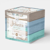 Beachfront Wedding Bedankdoosjes (Achterkant)