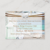 Beachfront Wedding Informatiekaartje (Achterkant)