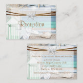 Beachfront Wedding Informatiekaartje (Voorkant / Achterkant)