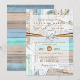 Beachfront Wedding Kaart
