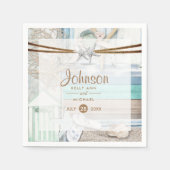 Beachfront Wedding Servet (Voorkant)