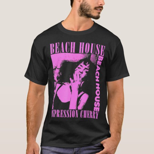 Beachh House Depression Cherry T-shirt (Voorkant)