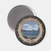 BeachHouse (aanpasbaar) Magneet (Voorkant / Achterkant)