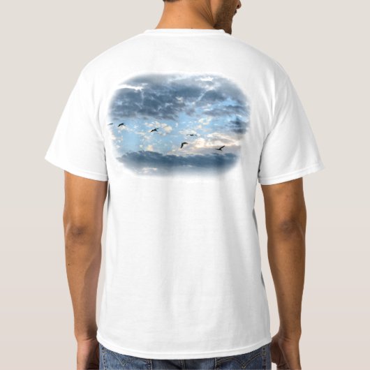 Beachhouse en Pelicans Path Shirt (Achterkant)