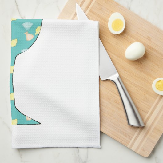 Beachin' en chillin'' theedoek (Quarter Fold)